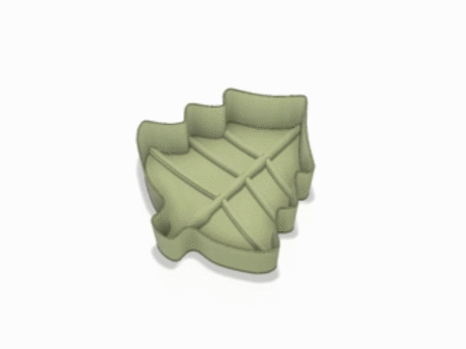 3D printable Ice cube mold Christmas tree 3D model 3D printable