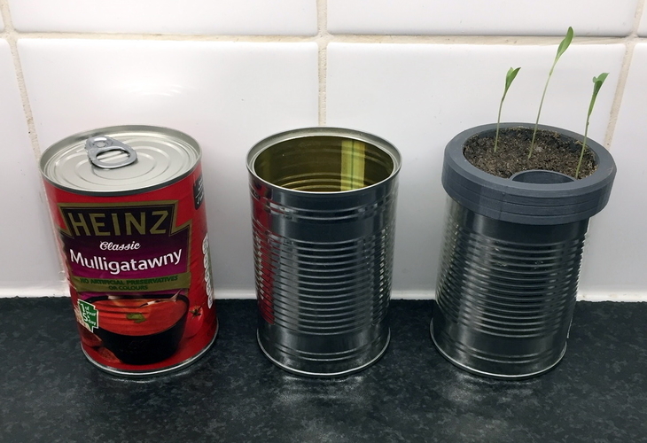 Heinz pull-top soup can self-watering planter / pot 3D Print 264563