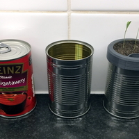 Small Heinz pull-top soup can self-watering planter / pot 3D Printing 264563