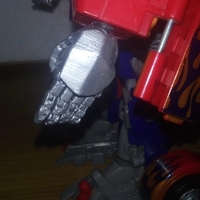 Small OPTIMUS PRIME LEADER CLASS ROTF POSEABLE HANDS 3D Printing 264613
