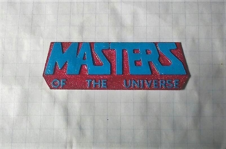 MASTERS OF THE UNIVERSE LOGO 3D Print 264634