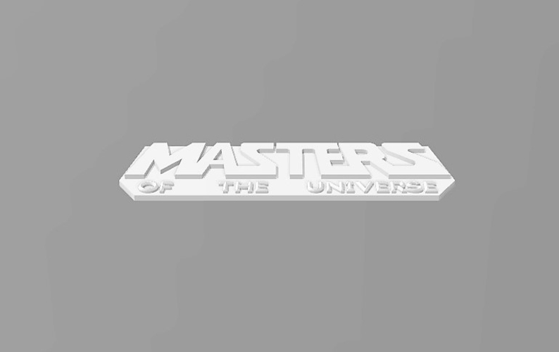 MASTERS OF THE UNIVERSE LOGO 3D Print 264635