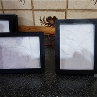 Lithophane Light Box / Frame for 120mm - 90mm Lithophanes - Thumbnail 1