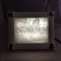 Japanese Style Frame For My Light Box - Thumbnail 2