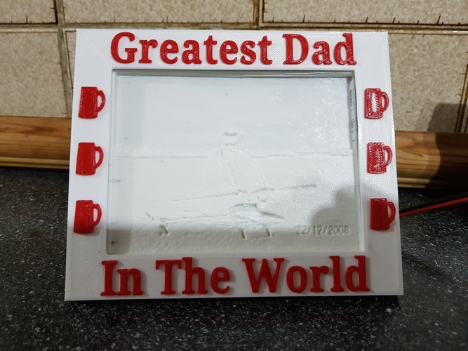 Greatest Mum & Dad Frame For My LightBox 3D Print 264735