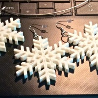 Snowflake pendant and earrings - Thumbnail 3