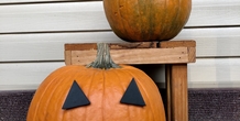 3D Printed Mr. Pumpkin Head/Jack O Lantern/Scary Face/Kids Halloween Craft  by the3dcoder