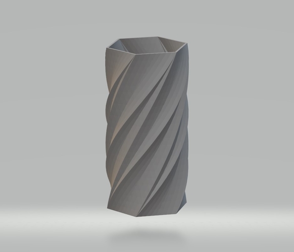 Three Twisted Vases 3D Print 264811