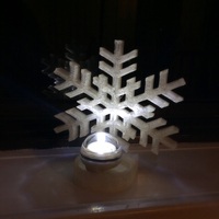 Snowflake Tealight Holder - Thumbnail 3