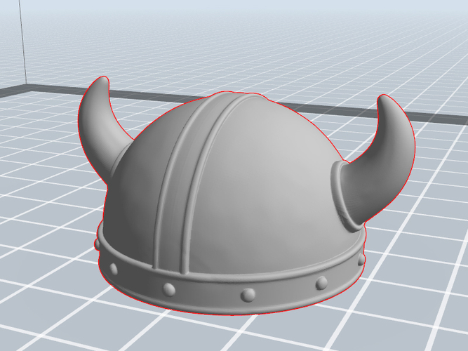 Viking Helmet 3D Print 264897