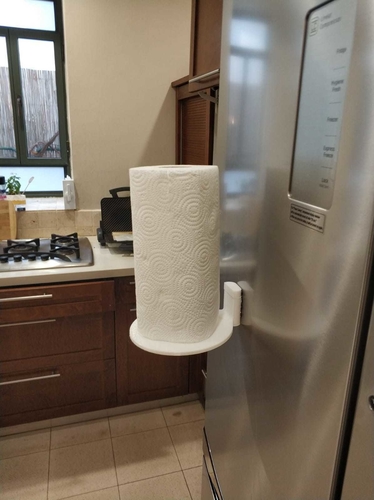 Paper Towel Magnetic Holder 3D Print 264919