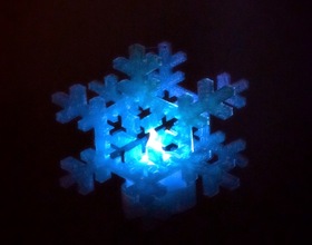 Pin Snowflake lantern 3D Printing 26492