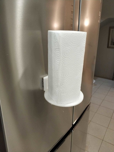 Paper Towel Magnetic Holder 3D Print 264920
