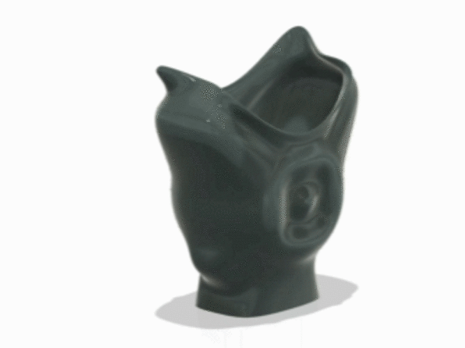 King coat vase cup vessel holder v307 for 3d-print or cnc 3D Print 264939
