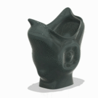 King coat vase cup vessel holder v307 for 3d-print or cnc - Thumbnail 1