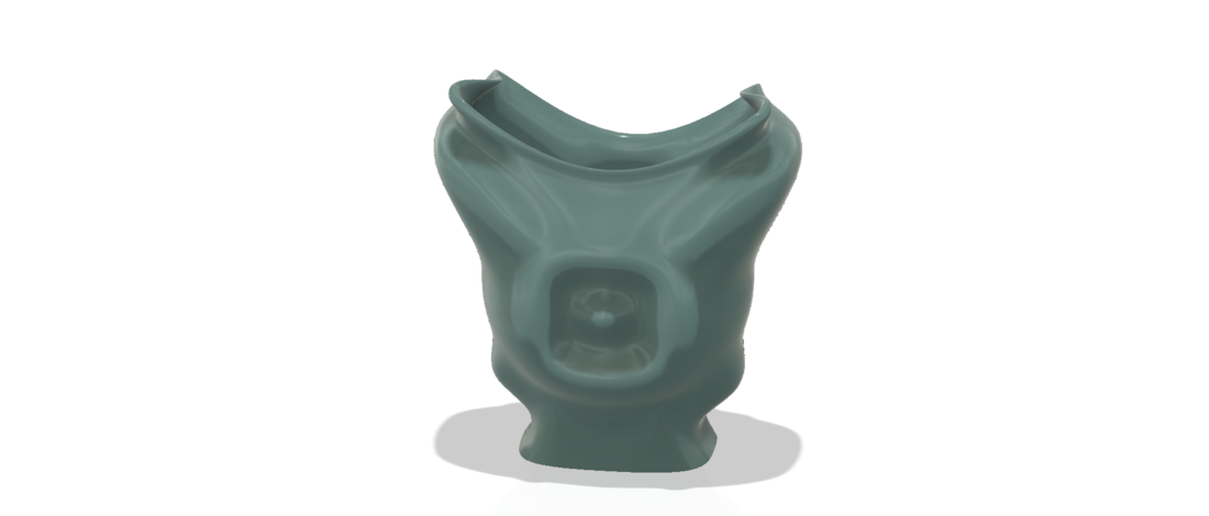 King coat vase cup vessel holder v307 for 3d-print or cnc 3D Print 264942