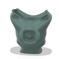 King coat vase cup vessel holder v307 for 3d-print or cnc - Thumbnail 4