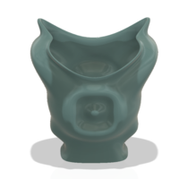 King coat vase cup vessel holder v307 for 3d-print or cnc - Thumbnail 6