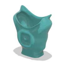 King coat vase cup vessel holder v307 for 3d-print or cnc - Thumbnail 10