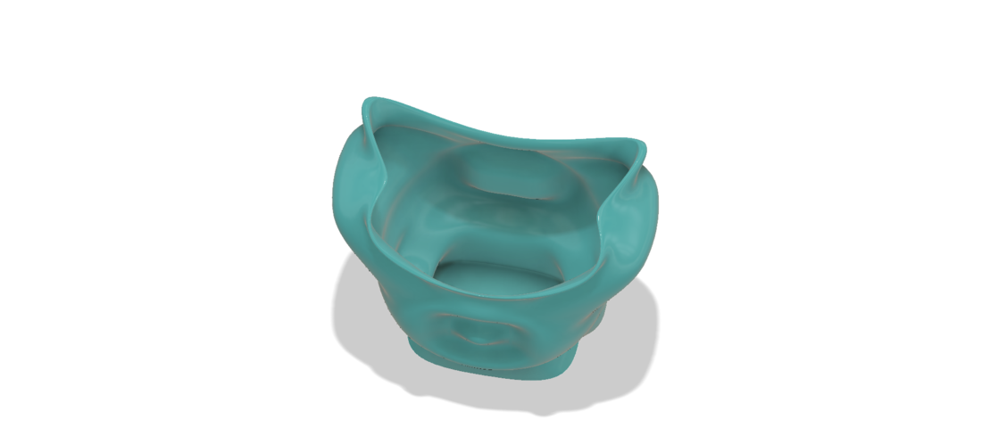 King coat vase cup vessel holder v307 for 3d-print or cnc 3D Print 264949
