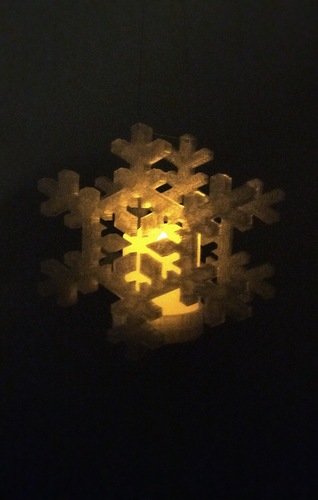 Snowflake lantern 3D Print 26495