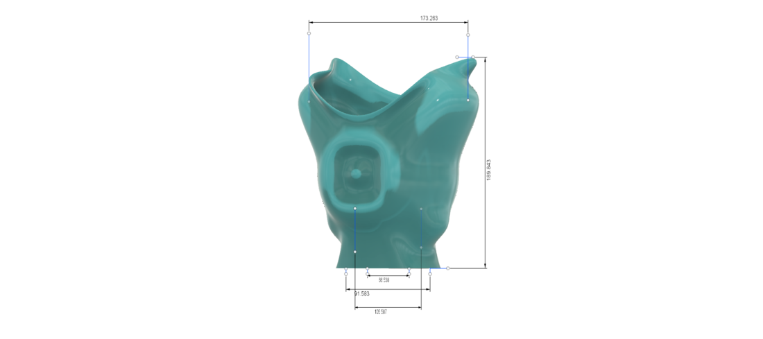 King coat vase cup vessel holder v307 for 3d-print or cnc 3D Print 264954