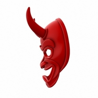 Japanese Demon Mask - Thumbnail 3