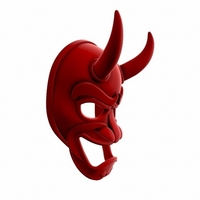 Japanese Demon Mask - Thumbnail 8