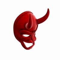 Japanese Demon Mask - Thumbnail 10