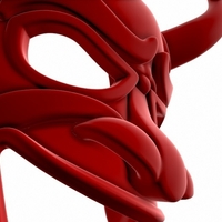 Japanese Demon Mask - Thumbnail 11