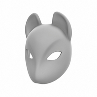 Small Fox Mask 3D Printing 265024