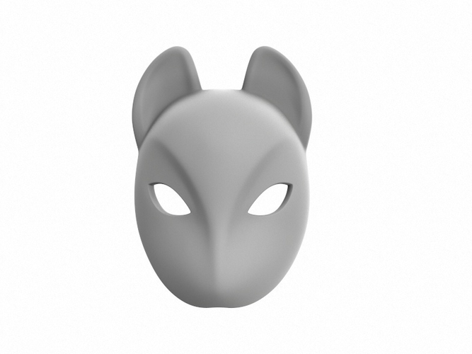 Fox Mask 3D Print 265025