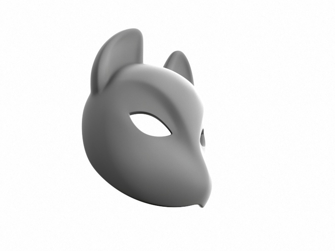 Fox Mask 3D Print 265026
