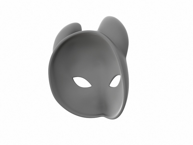 Fox Mask 3D Print 265028