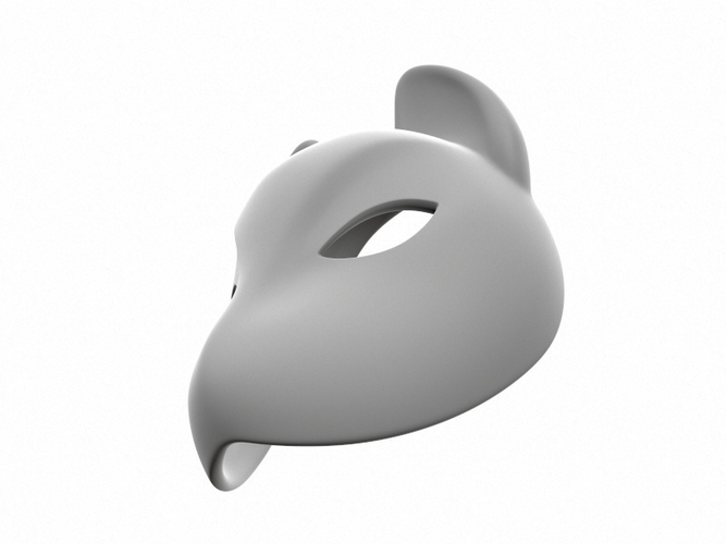 Fox Mask 3D Print 265031