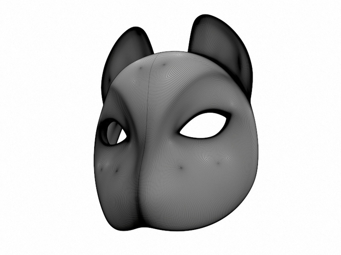 Fox Mask 3D Print 265034