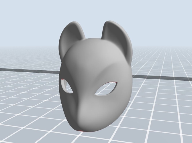 Fox Mask 3D Print 265035