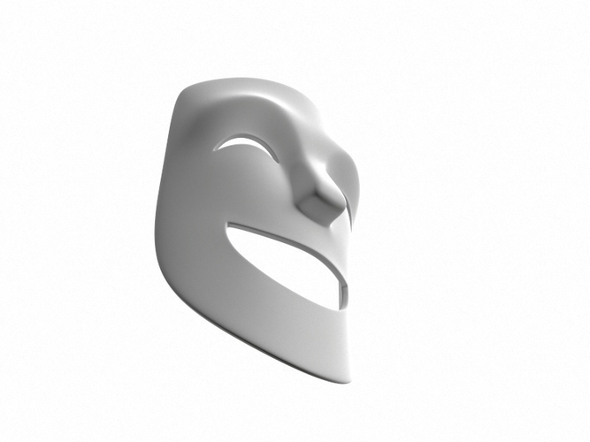 Theater Happy Mask 3D Print 265039