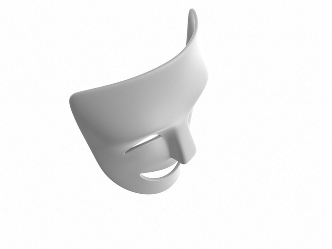 Theater Happy Mask 3D Print 265040