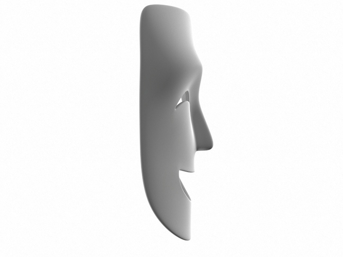Theater Happy Mask 3D Print 265042