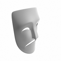 Theater Sad Mask - Thumbnail 3