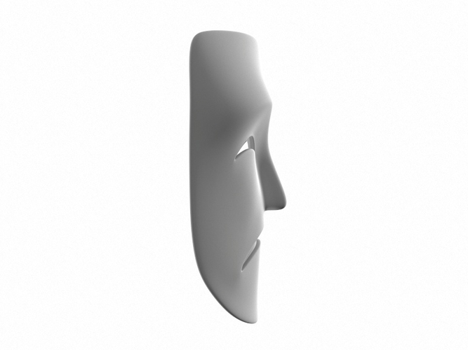 Theater Sad Mask 3D Print 265054