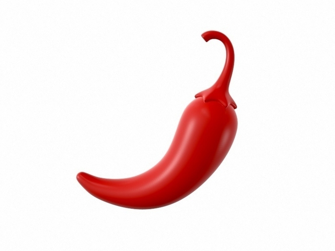 Chili Pepper 3D Print 265090