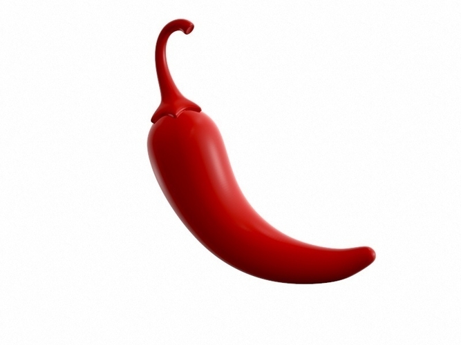 Chili Pepper 3D Print 265092