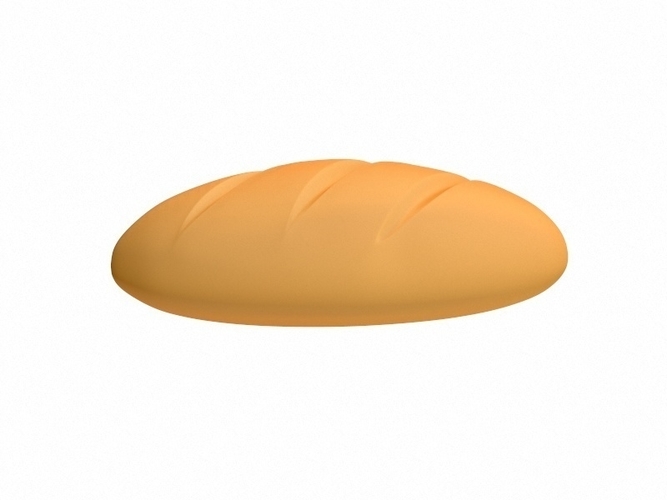 French Bread 3D Print 265120