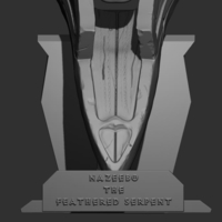 Nazeebo Quetzalcoatl Voodoo Mask - Thumbnail 6