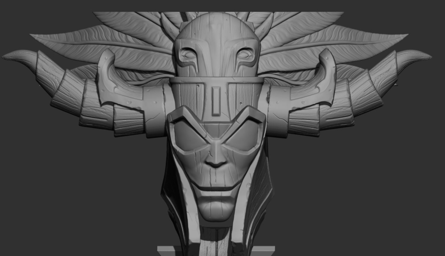 Nazeebo Quetzalcoatl Voodoo Mask 3D Print 265177