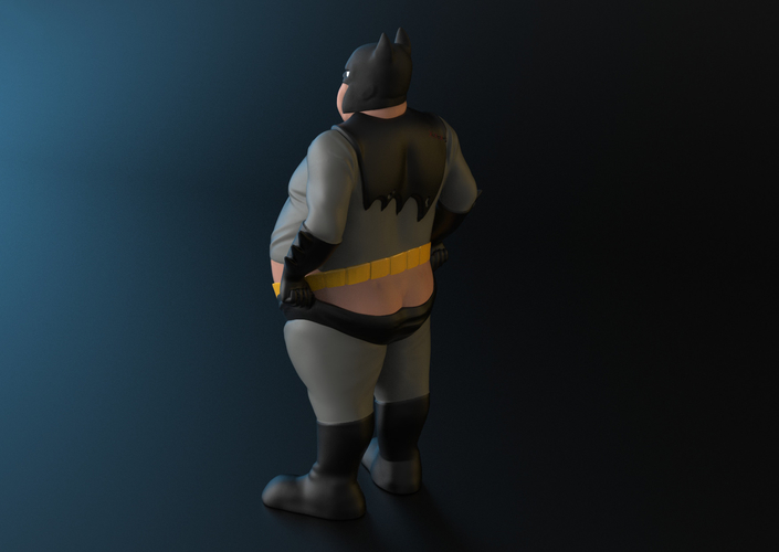 Batman Retired 3D Print 265233