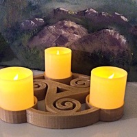 Triskelion tealight holder - Thumbnail 6