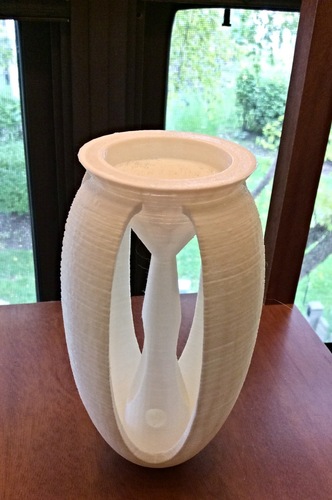 Curved Pillars Modern Tealight Holders 3D Print 26529